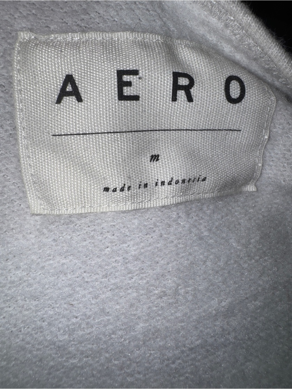 Aeropostale Gray Camo Off-Shoulder Sweatshirt Sz M - Picture 4 of 4